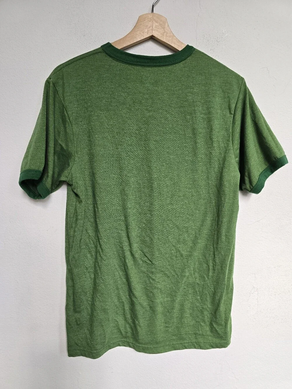Old Navy Boys Green Ringer T-Shirt Retro Style XL 14-16